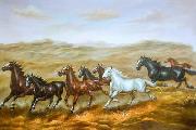 unknow artist Horses 06 oil painting reproduction